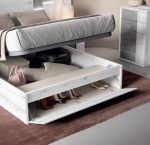 Dormitorio de matrimonio moderno con luces led y Canapé con arcón Ref.11 1443 CT