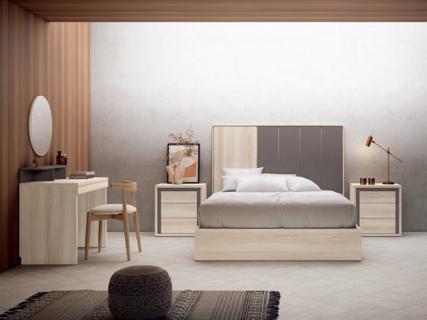 Dormitorio de matrimonio moderno con Canapé Ref.16 1443 CT