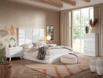 Dormitorio de matrimonio moderno con patas y con Canapé Ref.22 1443 CT
