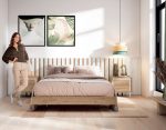 Dormitorio de matrimonio moderno con patas Ref.45 1443 CT