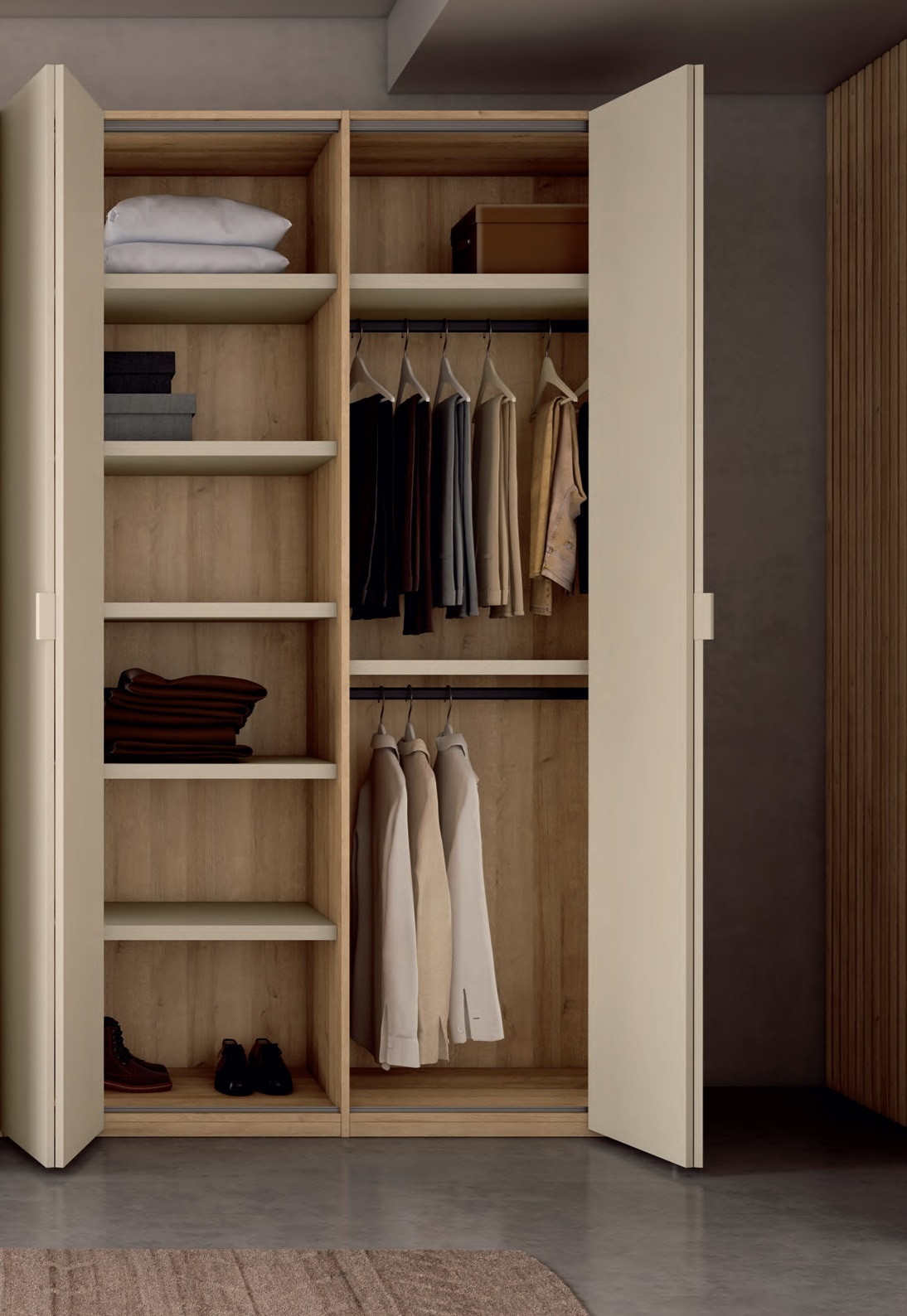 Armario de 4 puertas plegables Ref.55C 2542 Armario de 4 puertas plegables Ref.55C 2542