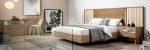 Dormitorio de matrimonio moderno con luces led con patas Ref.Elt 02 2542