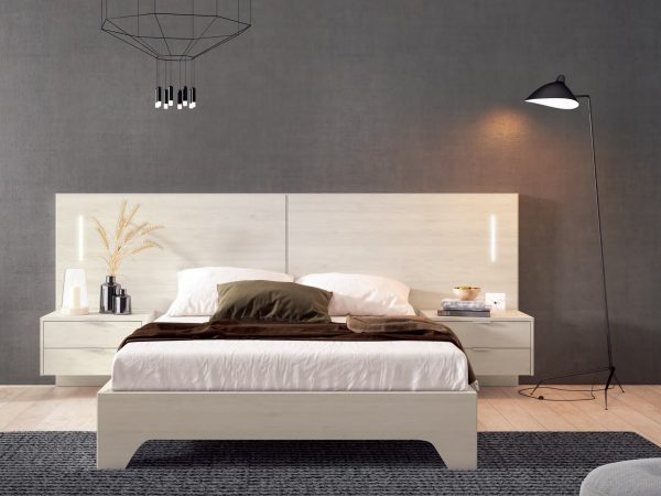 Dormitorio de matrimonio moderno con luces led Ref.Mer 02 2542