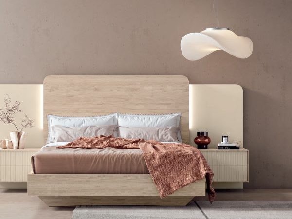 Dormitorio de matrimonio moderno con luces led Ref.Bo 01 2542
