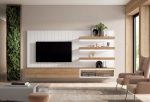 Mueble de Salón Moderno colgado Con luces led Ref.13 2541 Ind