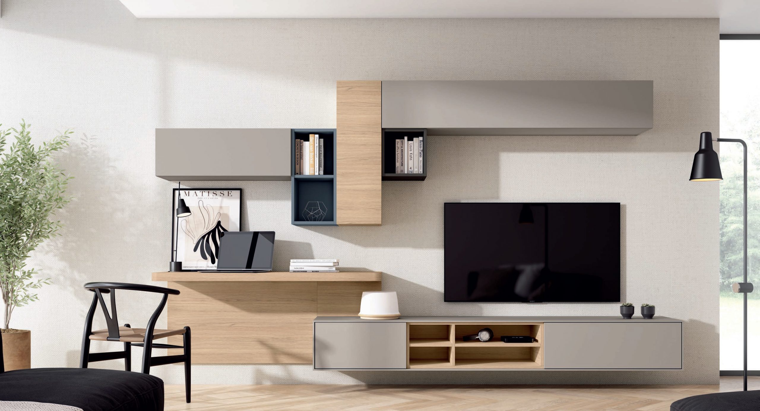 Mueble de Salón Moderno colgado Ref.31 2541 Ind Mueble de Salón Moderno colgado Ref.31 2541 Ind