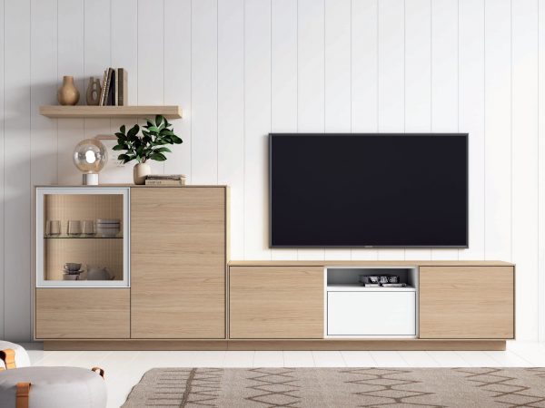 Mueble de Salón Moderno con luces led Ref.35 2541 Ind