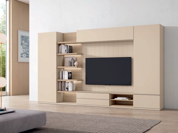 Mueble de Salón Moderno con luces led Ref.39 2541 Ind