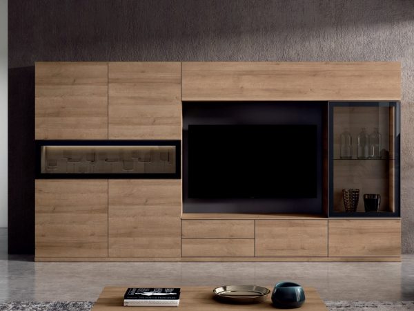 Mueble de Salón Moderno con luces led Ref.40 2541 Ind