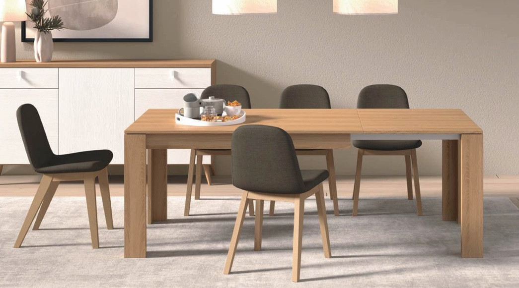 Mesa de Comedor Extensible de 140x87 Ref.45904 195 Leb Mesa de Comedor Extensible de 140x87 Ref.45904 195 Leb