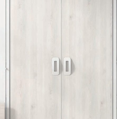 Armario 2 puertas batientes con 2 cajones Ref.30 1443b