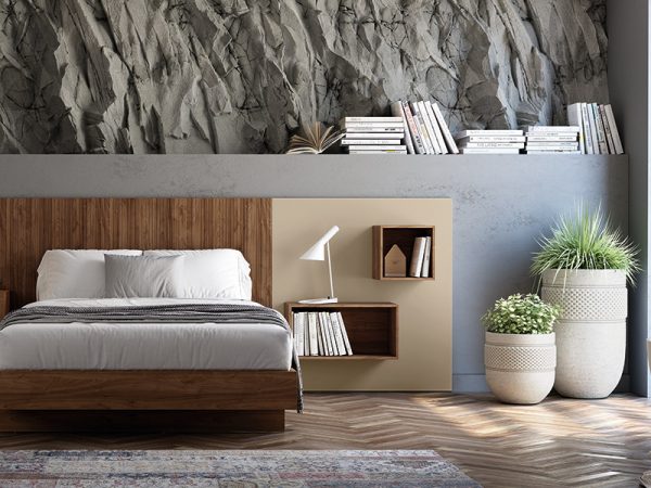 Dormitorio de matrimonio moderno con patas Ref.14 399 J