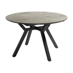 Mesa de Comedor Redonda extensible de 100x100 o 120x120 Ref.Canta-B 399