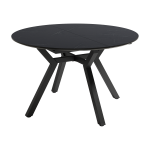 Mesa de Comedor Redonda extensible de 100x100 o 120x120 Ref.Canta-B 399