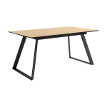 Mesa de Comedor rectangular extensible de 140x90 o 160x90 Ref.Tim-A 399
