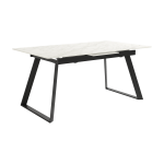 Mesa con tapa Porcelánica rectangular extensible de 140x90 o 160x90 Ref.Sao 399
