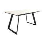 Mesa con tapa Porcelánica rectangular extensible de 140x90 o 160x90 Ref.Sen 399