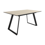 Mesa con tapa Porcelánica rectangular extensible de 140x90 o 160x90 Ref.Sen 399