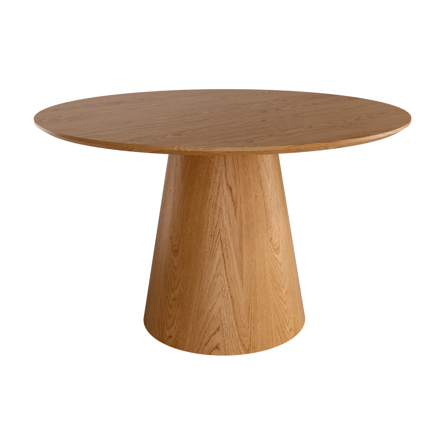 Mesa de Comedor de madera de Roble Redonda Fija de 120 cm de diámetro Ref.Nam-A 399 Mesa de Comedor de madera de Roble Redonda Fija de 120 cm de diámetro Ref.Nam-A 399
