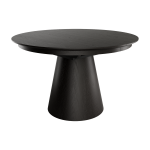 Mesa de Comedor de madera de Roble Redonda Extensible de 120 cm de diámetro Ref.Nam-C 399