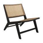 Butaca Fija de madera con Ratan Ref.Lir 399