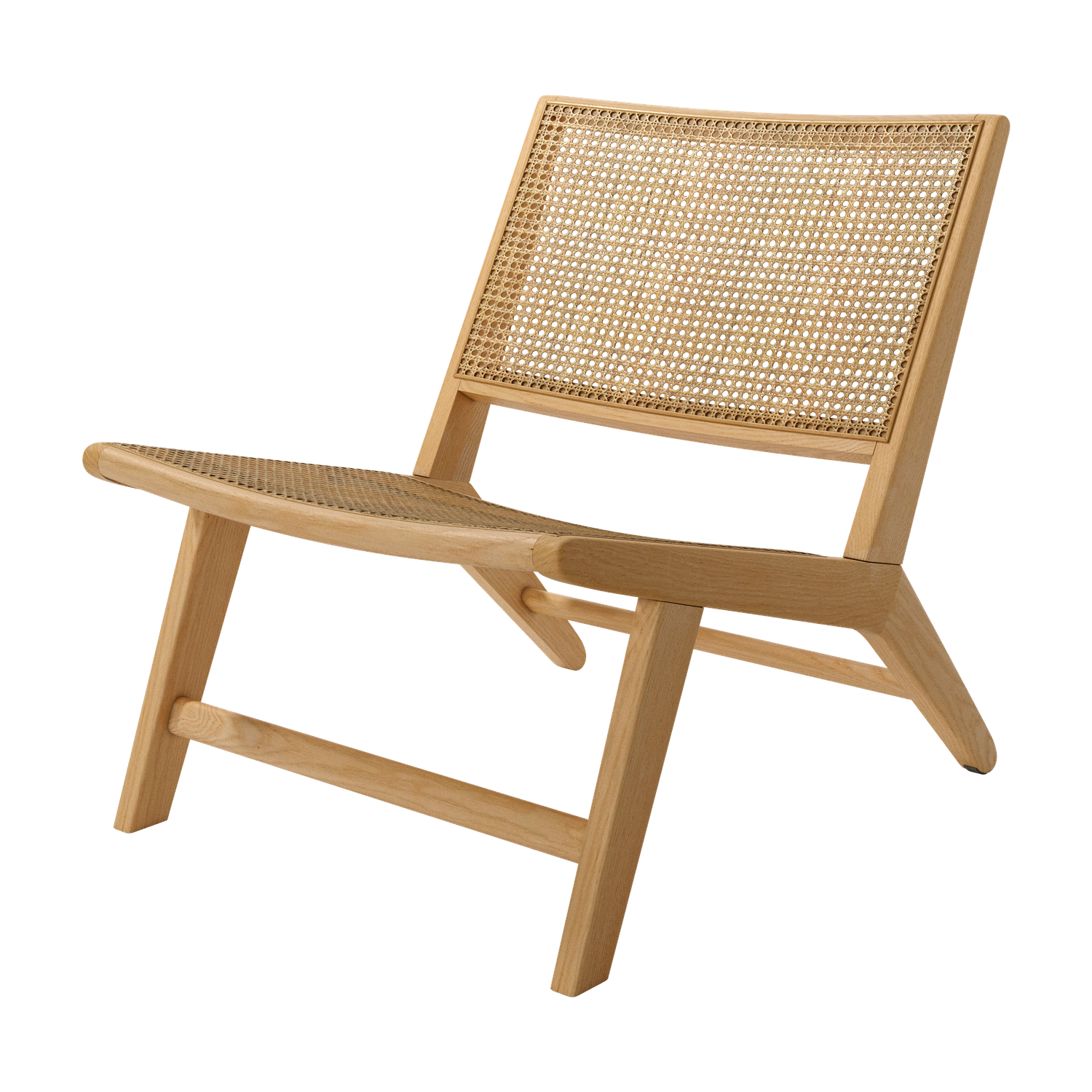 Butaca Fija de madera con Ratan Ref.Lir 399 Butaca Fija de madera con Ratan Ref.Lir 399