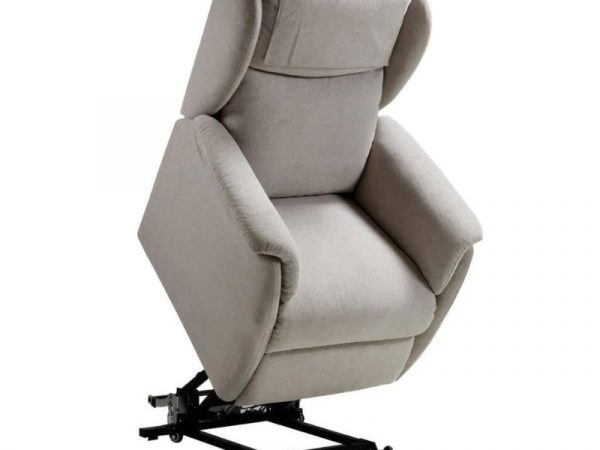 Sillón Relax eléctrico POWER LIFT con 2 MOTORES con ruedas (Plataforma elevadora) Ref.Lon 253