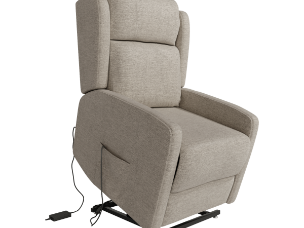 Sillón Relax eléctrico POWER LIFT con 2 Motores con ruedas (Plataforma elevadora) Ref.Lup 399