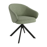 Silla de comedor- Butaca Giratoria Tapizada Ref.Vero 399