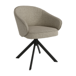 Silla de comedor- Butaca Giratoria Tapizada Ref.Vero 399