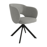 Silla de comedor- Butaca Giratoria Tapizada Ref.Cor 399