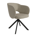 Silla de comedor- Butaca Giratoria Tapizada Ref.Cor 399