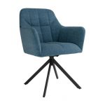 Silla de comedor- Butaca Giratoria Tapizada Ref.Bergam 399
