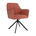 Silla de comedor- Butaca Giratoria Tapizada Ref.Bergam 399