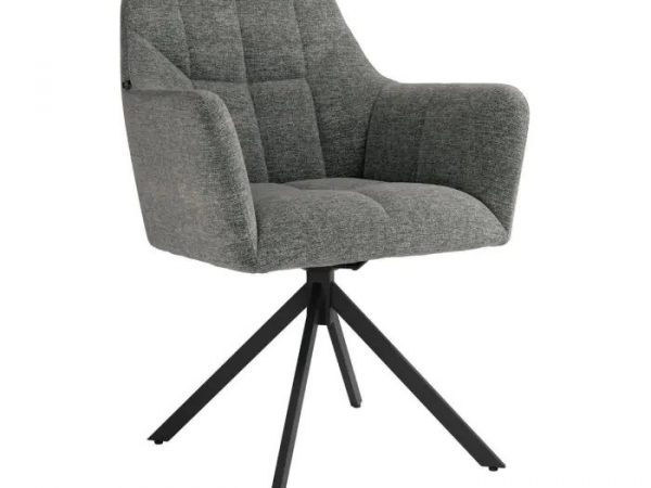 Silla de comedor- Butaca Giratoria Tapizada Ref.Bergam 399