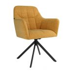 Silla de comedor- Butaca Giratoria Tapizada Ref.Bergam 399