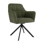 Silla de comedor- Butaca Giratoria Tapizada Ref.Bergam 399