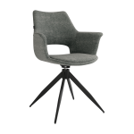 Silla de comedor- Butaca Giratoria Tapizada Ref.Toron 399