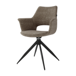 Silla de comedor- Butaca Giratoria Tapizada Ref.Toron 399