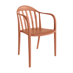 Silla de polipropileno con brazos apilable Ref.Malib 399