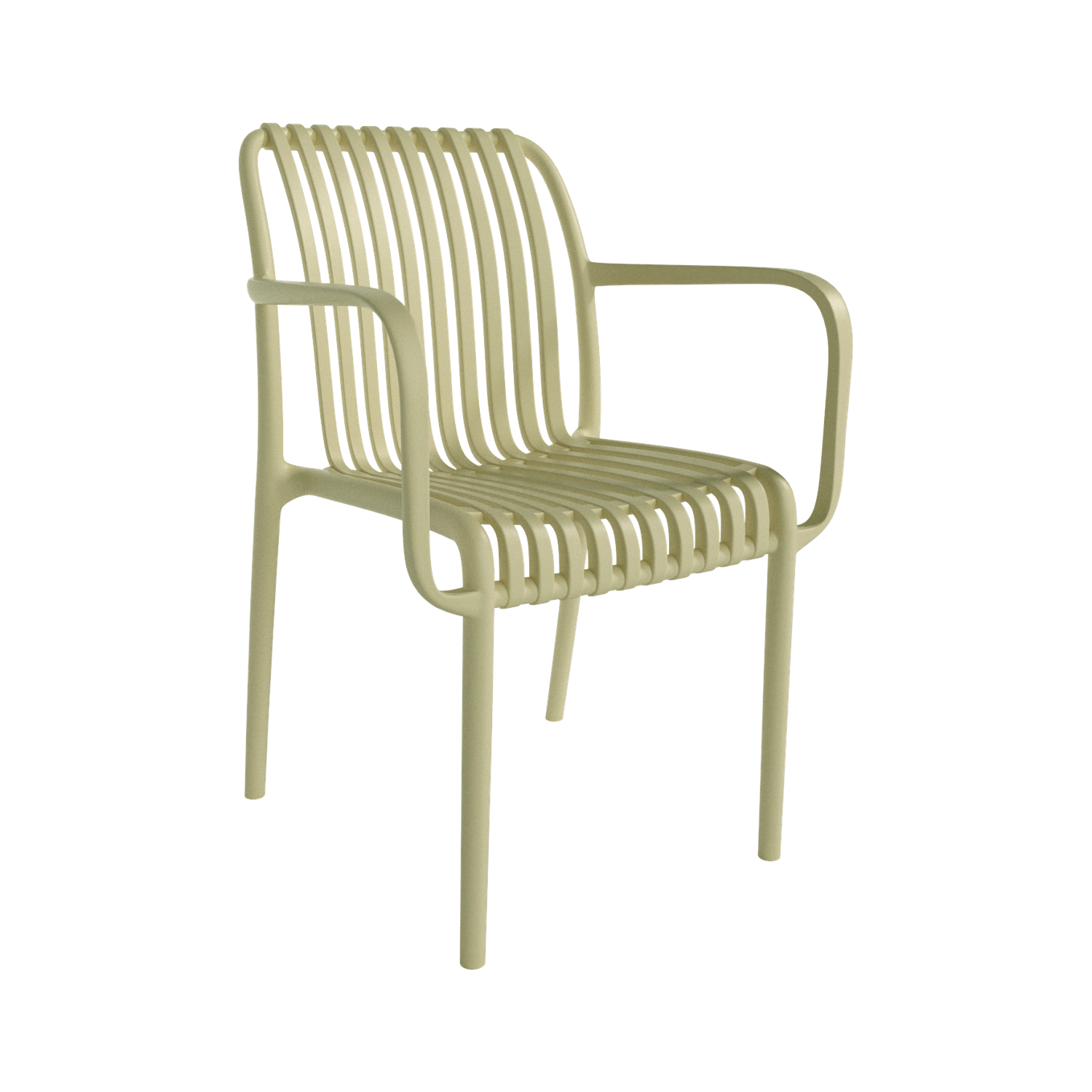 Silla de polipropileno con brazos apilable Ref.Haban 399 Silla de polipropileno con brazos apilable Ref.Haban 399
