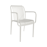 Silla de polipropileno con brazos apilable Ref.Haban 399