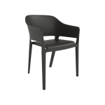 Silla de polipropileno con brazos apilable Ref.Vale 399