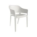 Silla de polipropileno con brazos apilable Ref.Vale 399