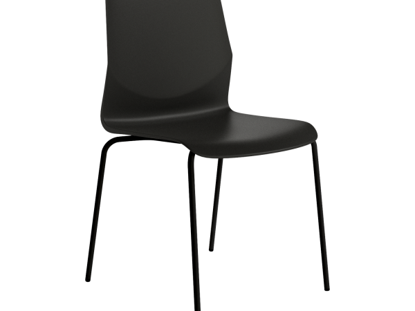 Silla de polipropileno con patas metálicas Ref.Bris 399