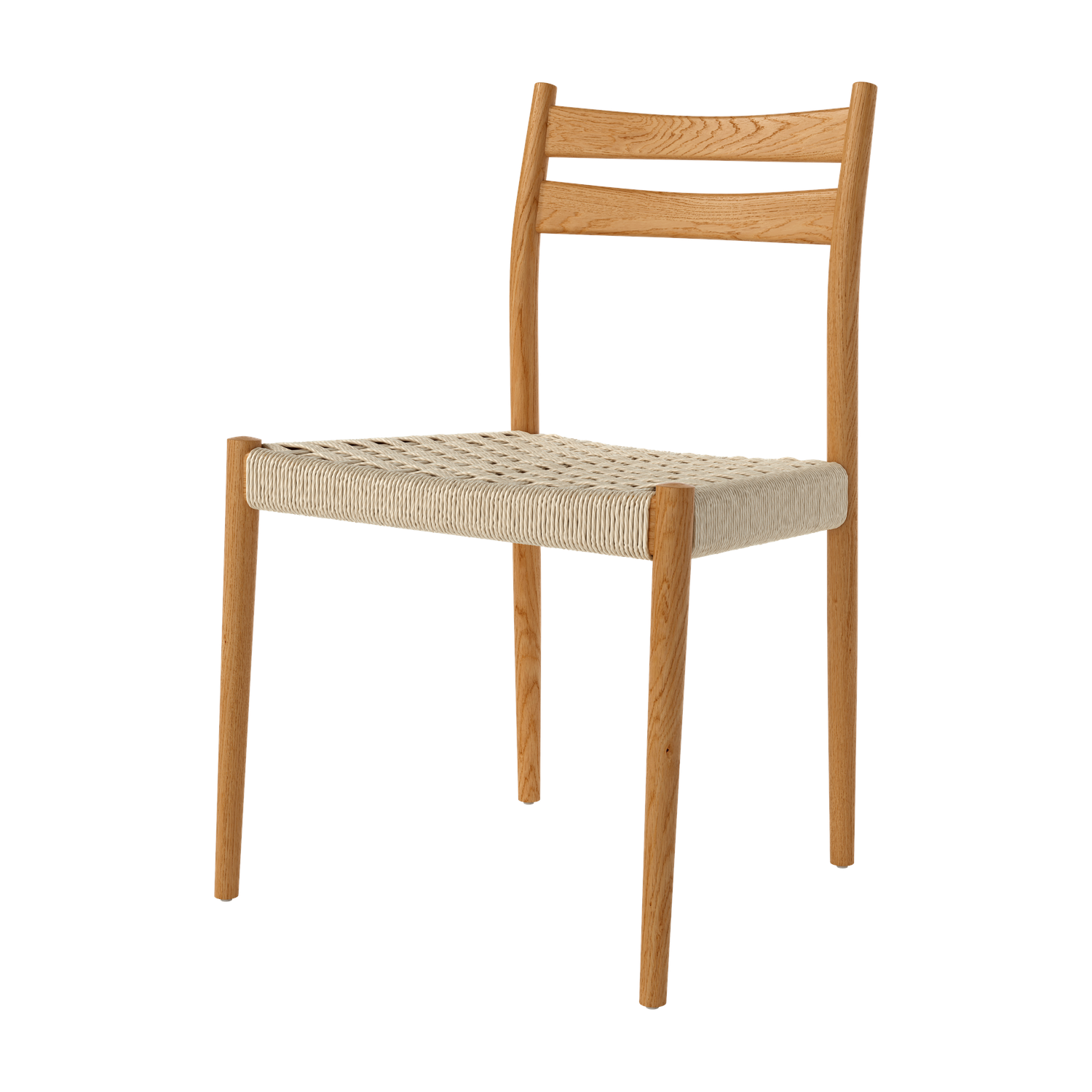 Silla de comedor de madera con asiento de ratan Ref.Prad 399 Silla de comedor de madera con asiento de ratan Ref.Prad 399