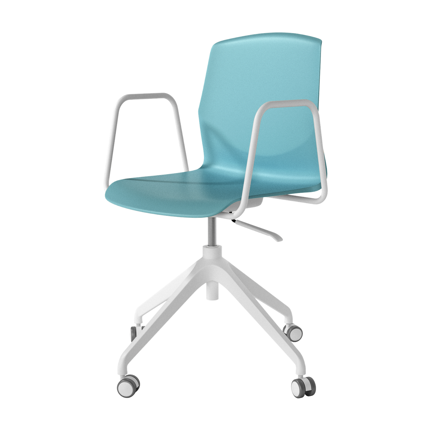 Silla giratoria de polipropileno con brazos Ref.Hous-c 399 Silla giratoria de polipropileno con brazos Ref.Hous-c 399