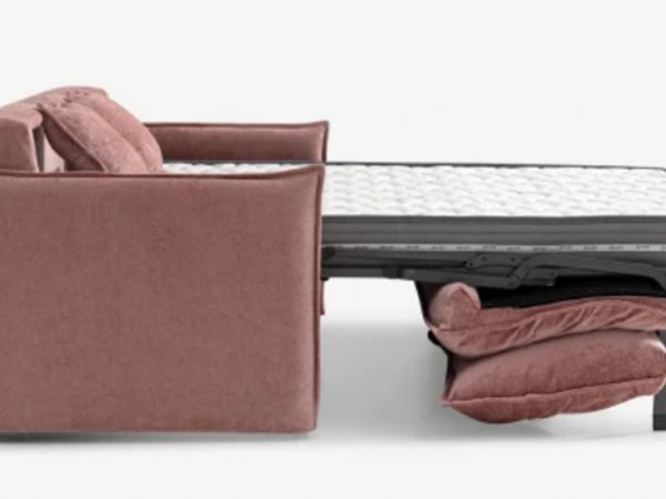 Sofá Cama estrecho con sistema apertura Italiano y colchón de 18 cm Ref.Sof 3114