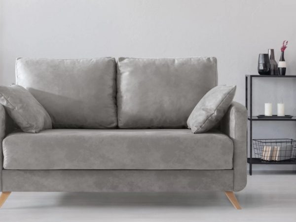 Sofá Cama estrecho con patas con sistema de apertura tipo Nido Ref.Bon 3114