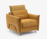 Sillón Cama estrecho con sistema de apertura Italiano con patas metálicas Ref.Ala-C 3114